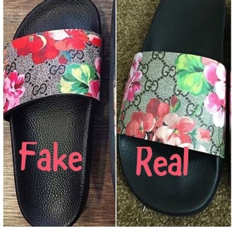 gucci flower slides replica|gucci slides are they real.